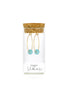 Amazonite Hoop Earrings - Helen Round - One & Eight - Earrings