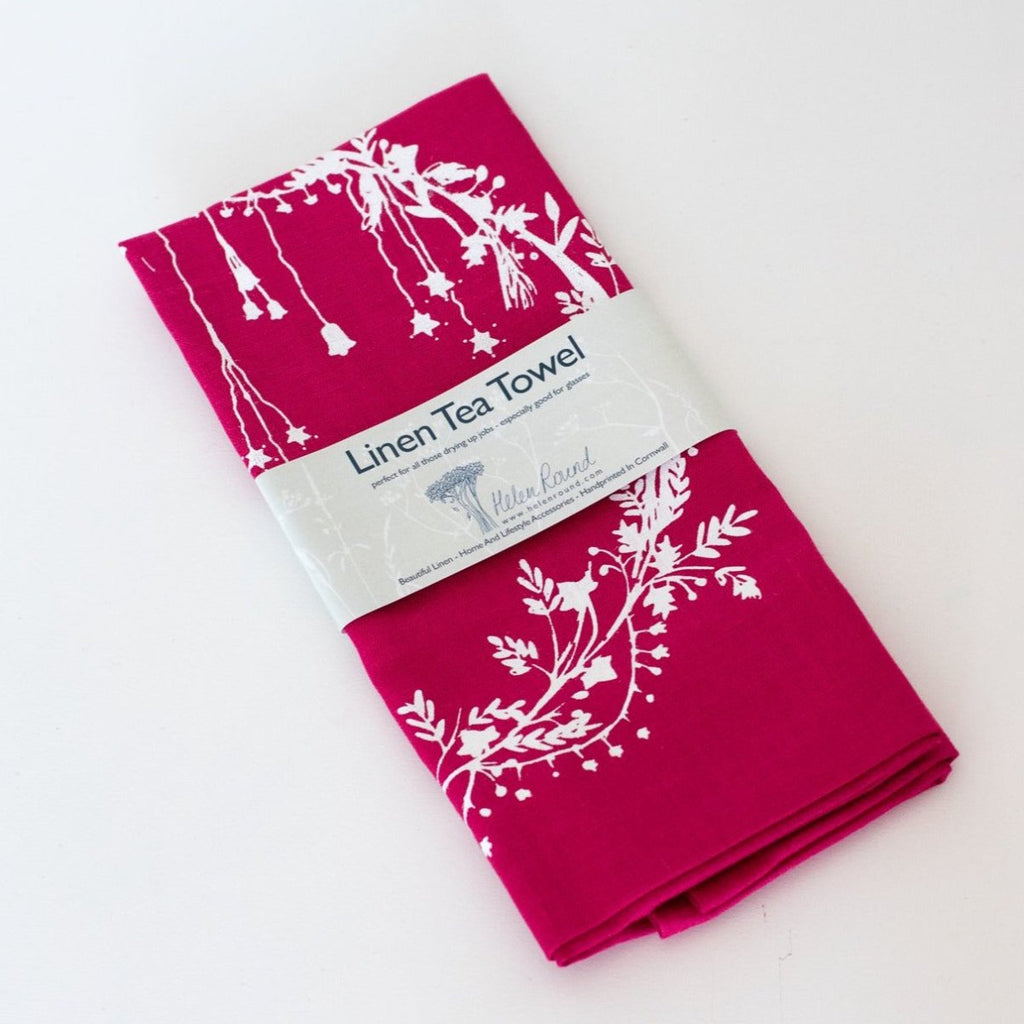 Linen Tea Towels In Beautiful Colours – Helen Round